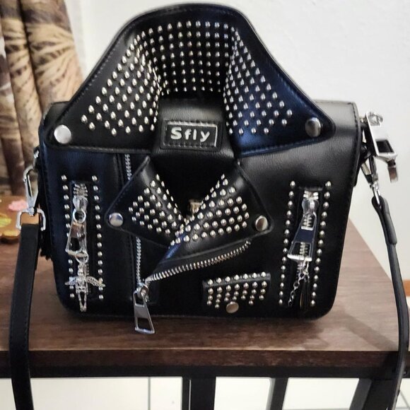 Handbags - Leather Crossbody Handbag